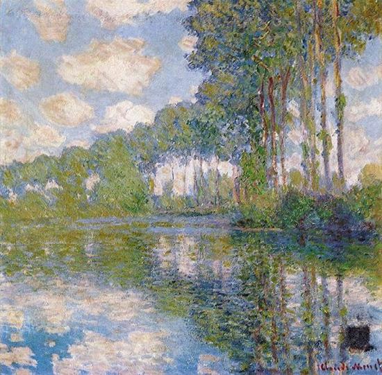 Claude Monet Poplars at the Epte Norge oil painting art